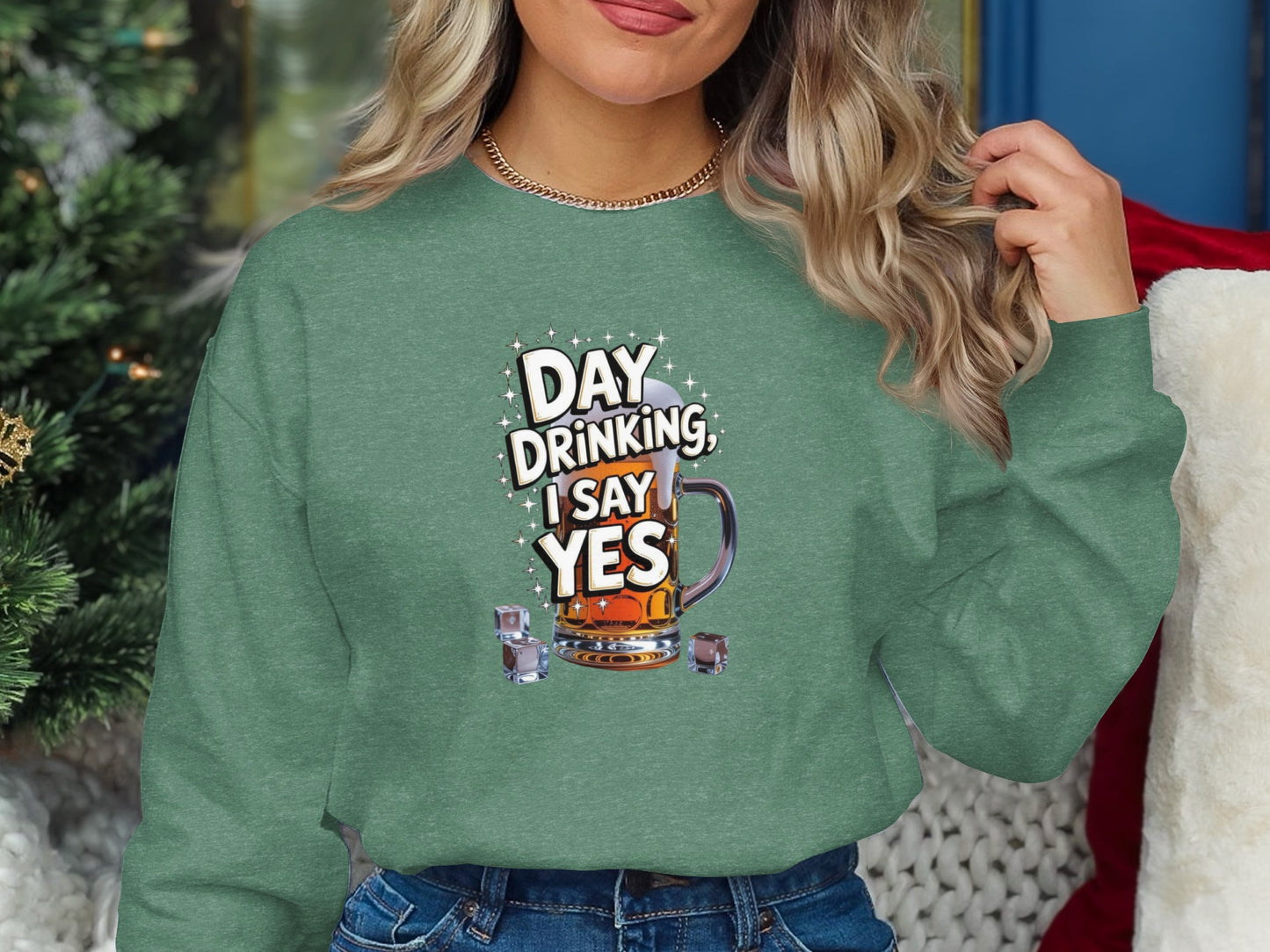 Day Drinking I Say Yes Beer Mug Design Sweatshirt product type
Day Drinking, Beer Mug Graphic, Funny Sweatshirt, Drinking Humor, I Say Yes Design, Party Apparel, Casual Sweatshirt, Crewneck Style, Long Sleeve Top, Holiday Gathering, Celebration Wear, Unique Design, Gift For Him, Gift For Her, Beverage Enthusiast, Alcohol Inspired, Statement Piece, Graphic Print, Winter Essential, Beer Lover Gift