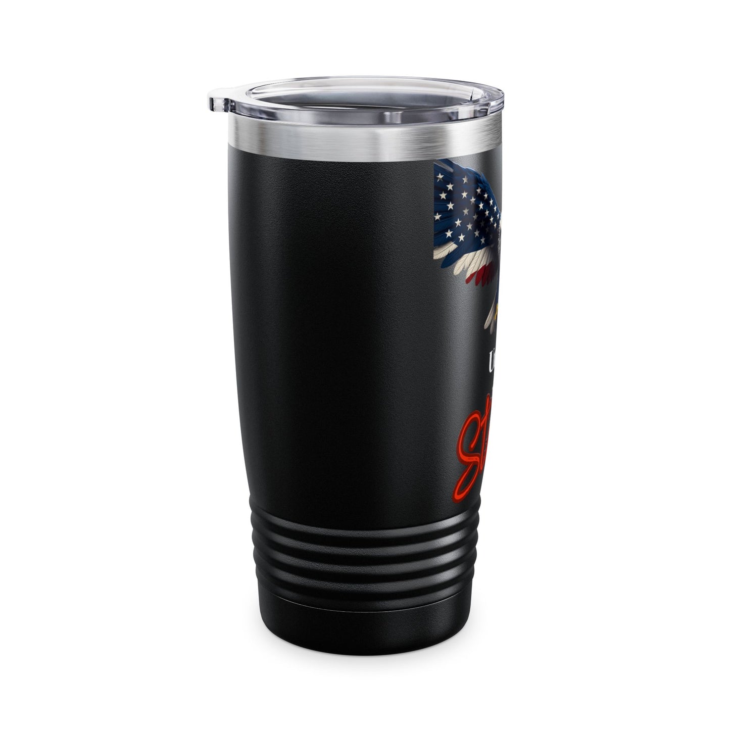 United We Stand Patriotic Eagle on a 20oz Insulated Tumbler