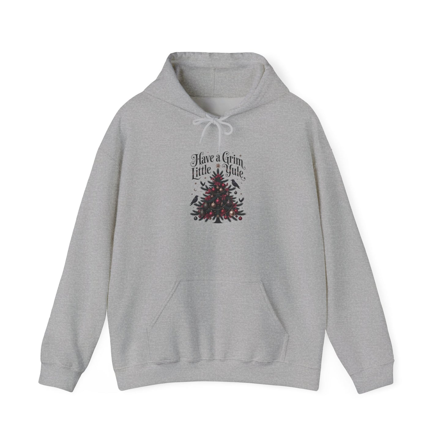 Have a Grim Little Yule on a Pullover Hoodie