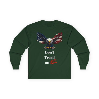 Don't Tread On Me Patriotic Eagle on a long sleeve tee