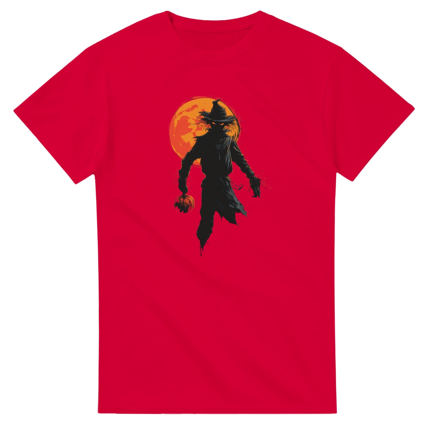 Spooky Scarecrow on a Heavyweight T-shirt