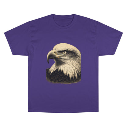 Cabeza de águila grabada – Camiseta Champion