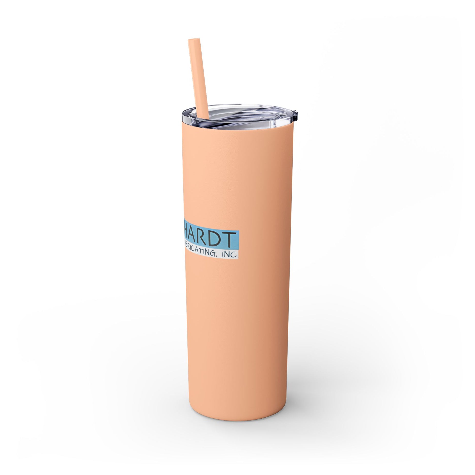 Burghardt Metal Fabricating, Inc., logo on a 20oz Skinny Tumbler