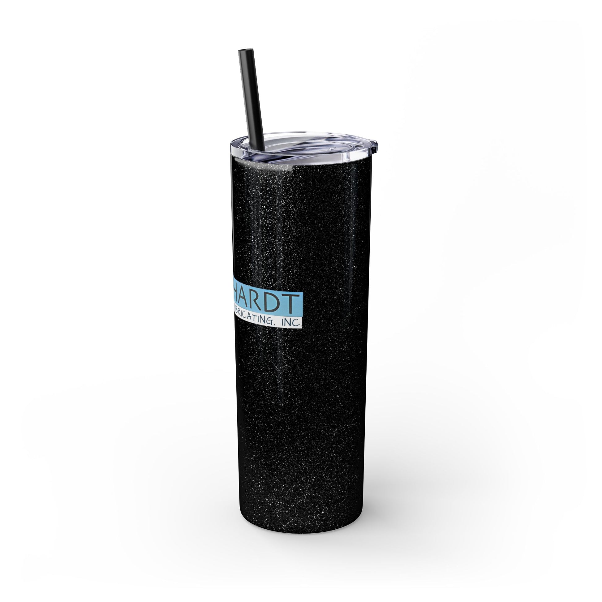 Burghardt Metal Fabricating, Inc., logo on a 20oz Skinny Tumbler