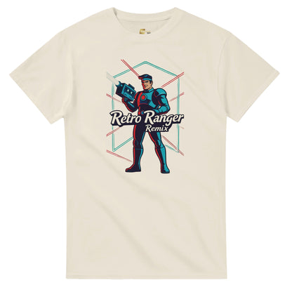 Retro Ranger Remix graphic design on a Heavyweight T-shirt