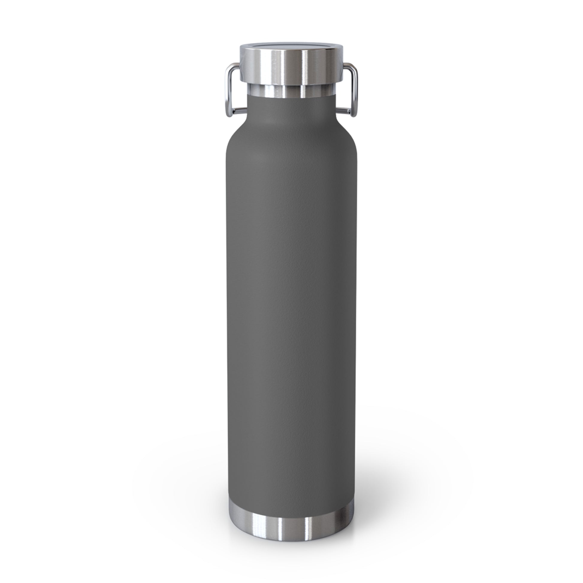 Burghardt Metal Fabricating, Inc., logo on a  22oz Copper Insulated Water Bottle