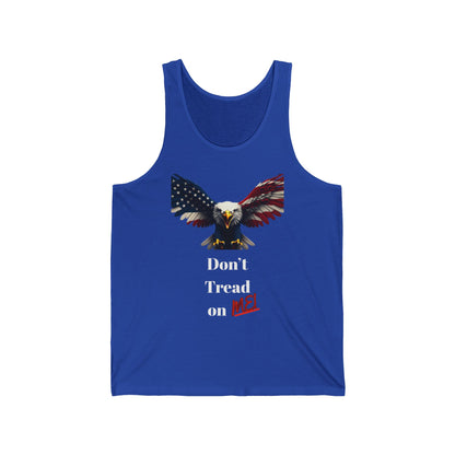 Donâ't Tread On Me Patriotic Eagle on a Premium Tank Top