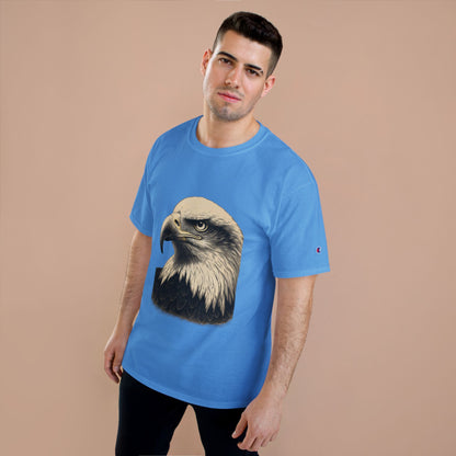 Cabeza de águila grabada – Camiseta Champion