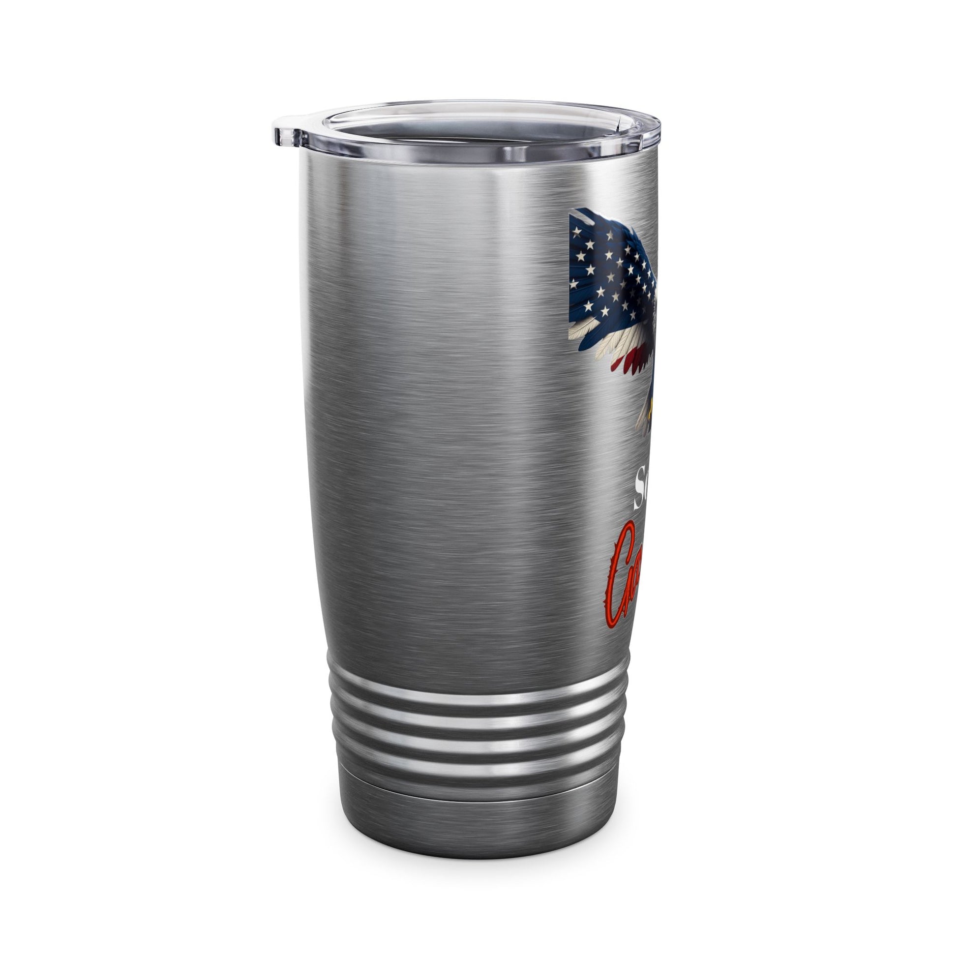 Some Gave All Patriotic Eagle on a 20oz Insulated Tumbler