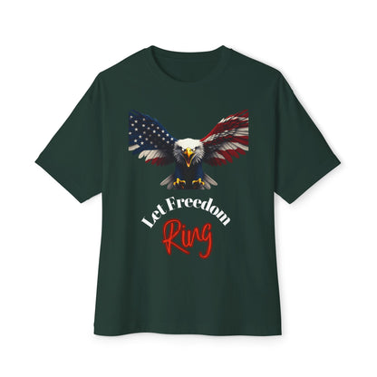 Let Freedom Ring Patriotic Eagle on a Premium Tee