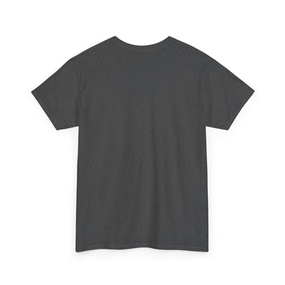 Engraved Eagle - Built of Freedom - text on the bottom of a Heavyweight T-shirt