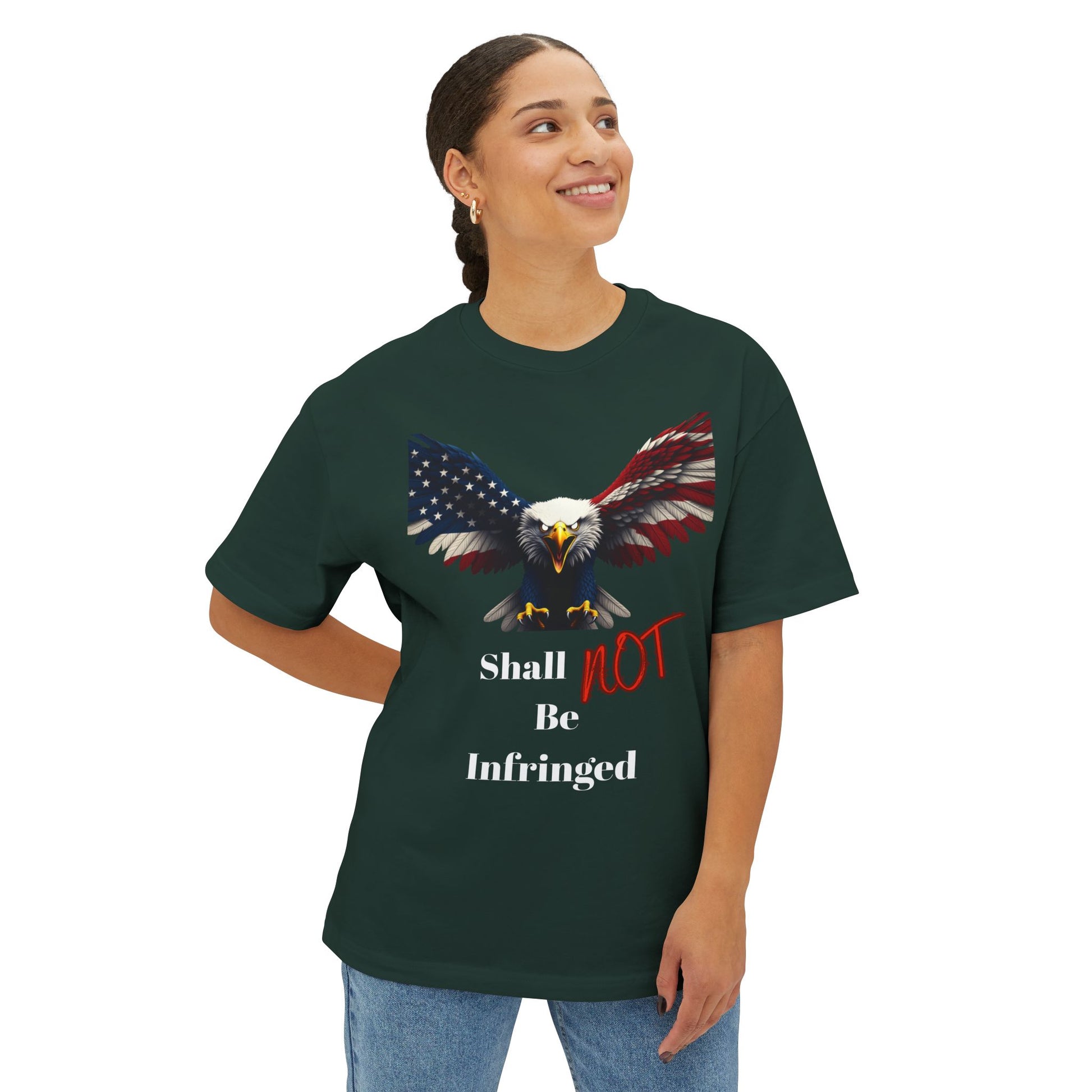 Shall Not Be Infringed Patriotic Eagle on a Premium Tee