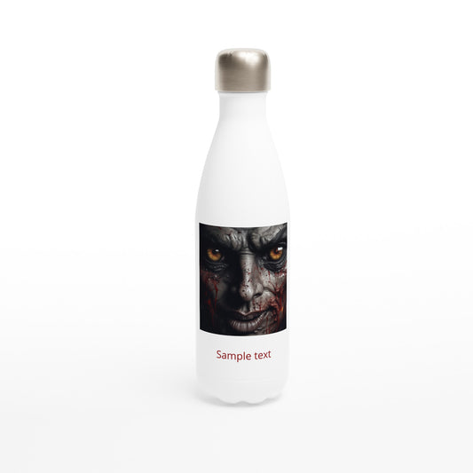 17oz stainless steel water bottle angry blood face personalized