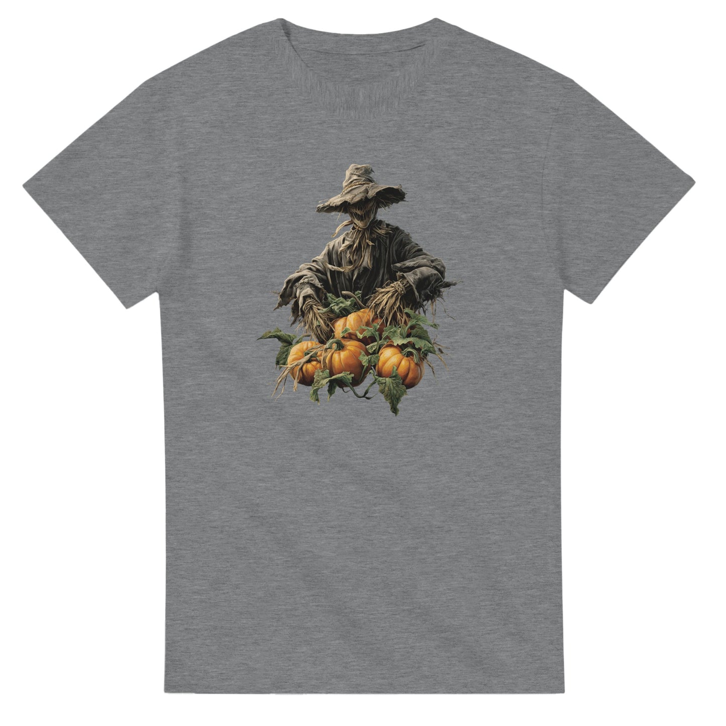 Harvest Scarecrow on a Heavyweight T-shirt