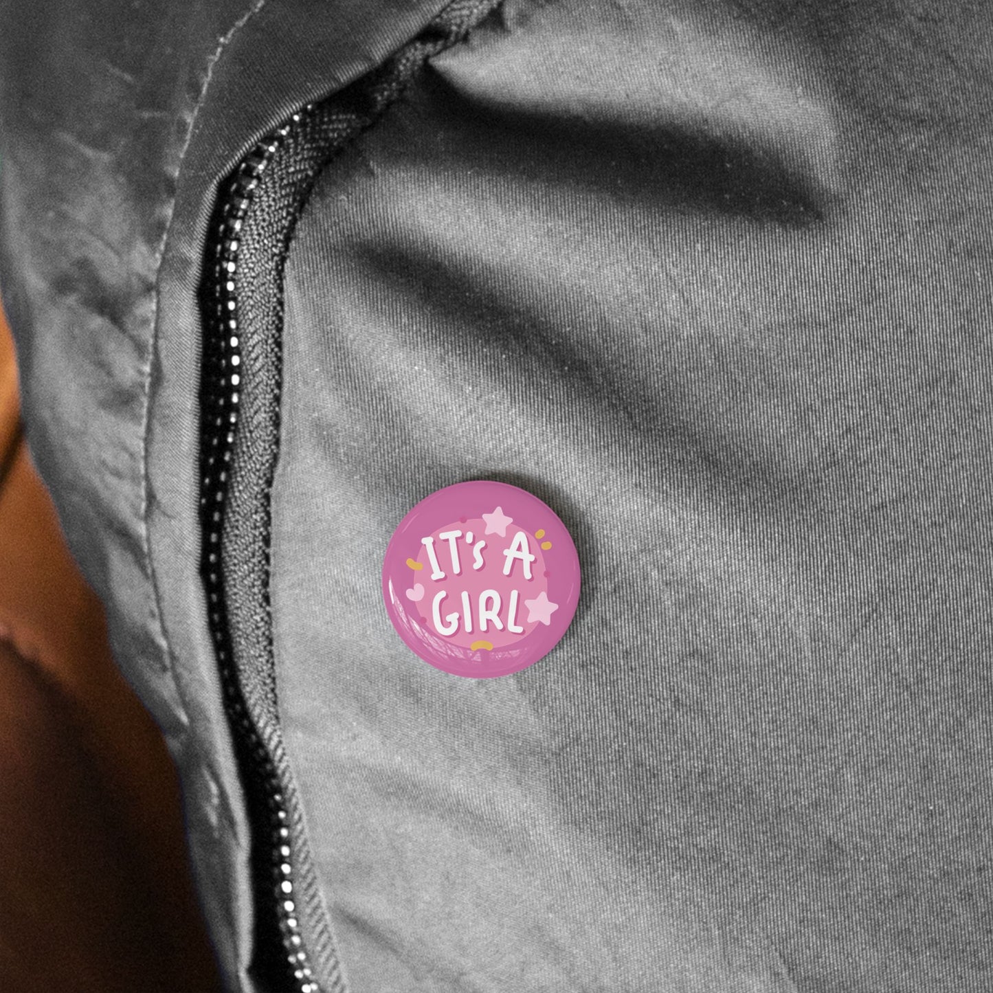 Round Pins - "It's a Girl"