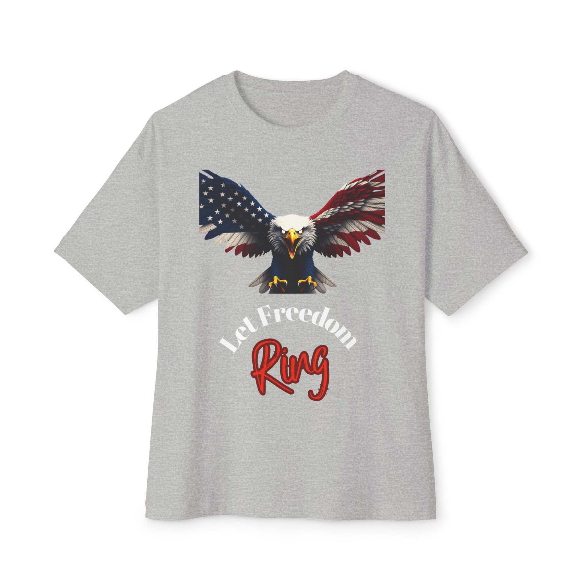 Let Freedom Ring Patriotic Eagle on a Premium Tee