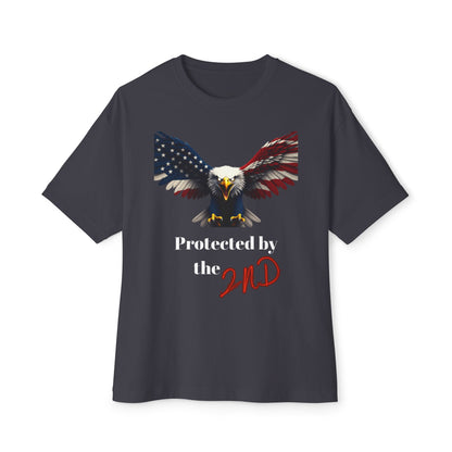 Protected By The 2nd Patriotic Eagle on a Premium Tee