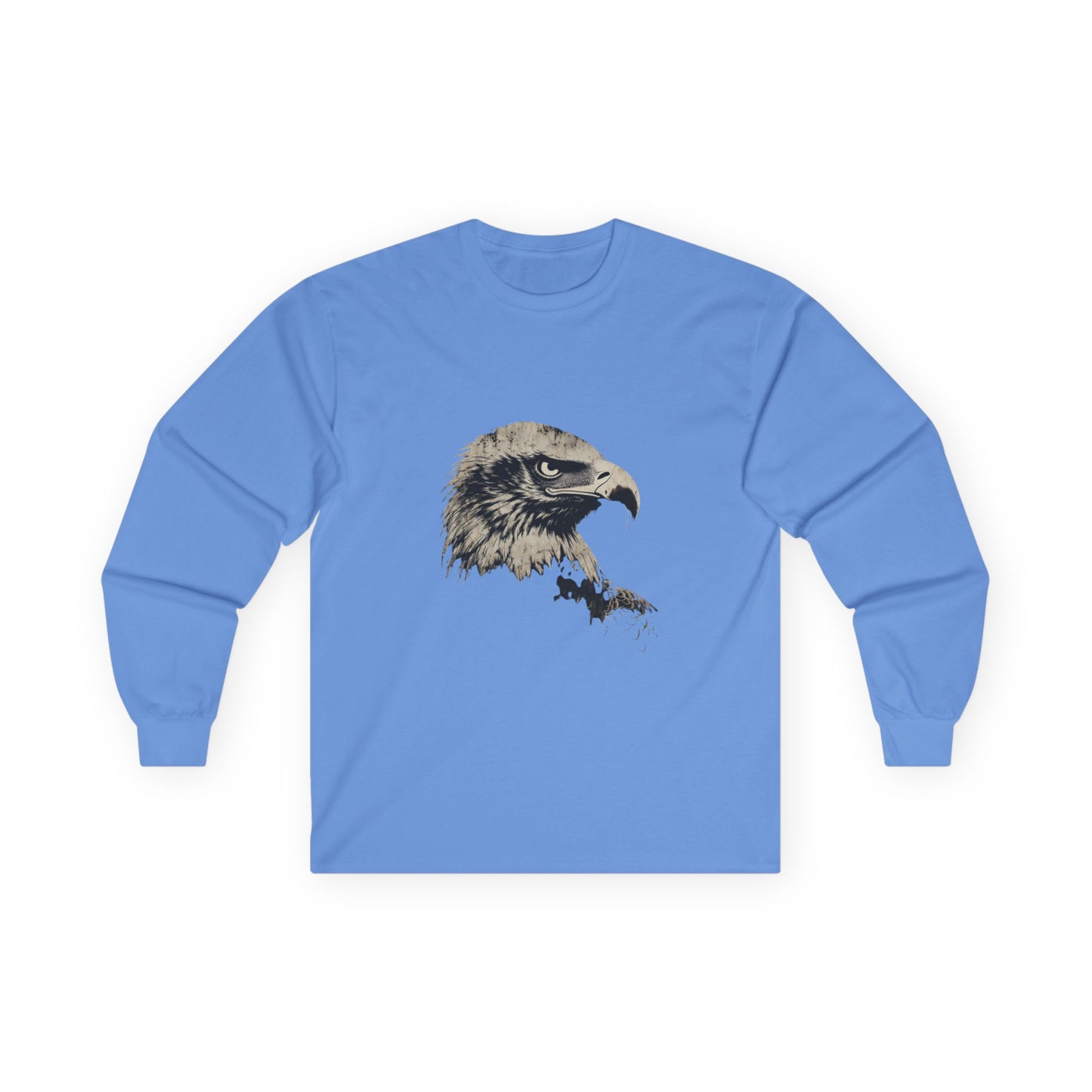 Heritage Eagle Head on a Long-Sleeve Tee