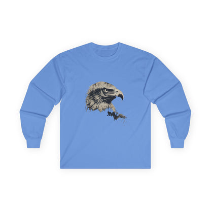 Heritage Eagle Head on a Long-Sleeve Tee