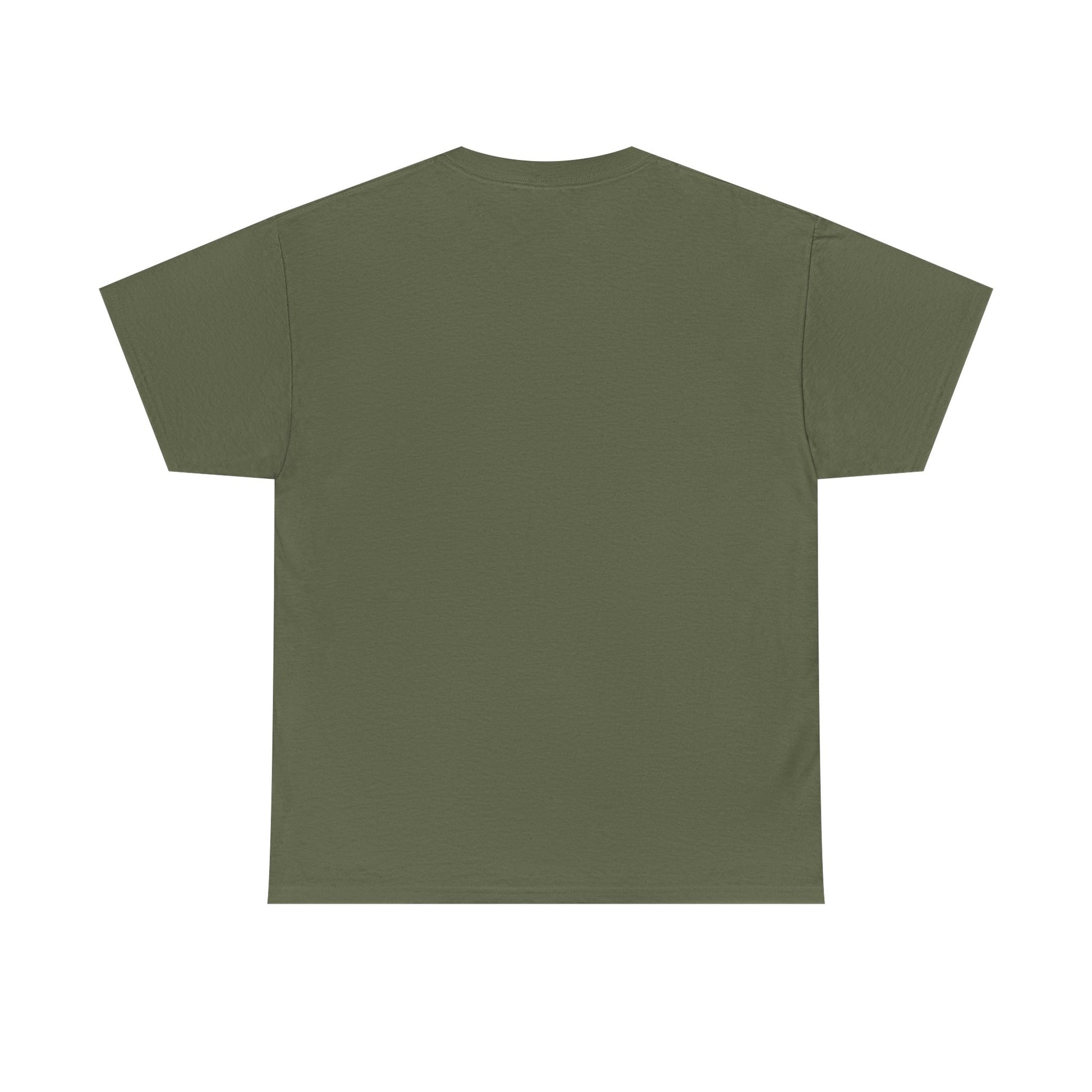 Engraved Eagle - Land of the Free - text on the top of a Heavyweight T-shirt