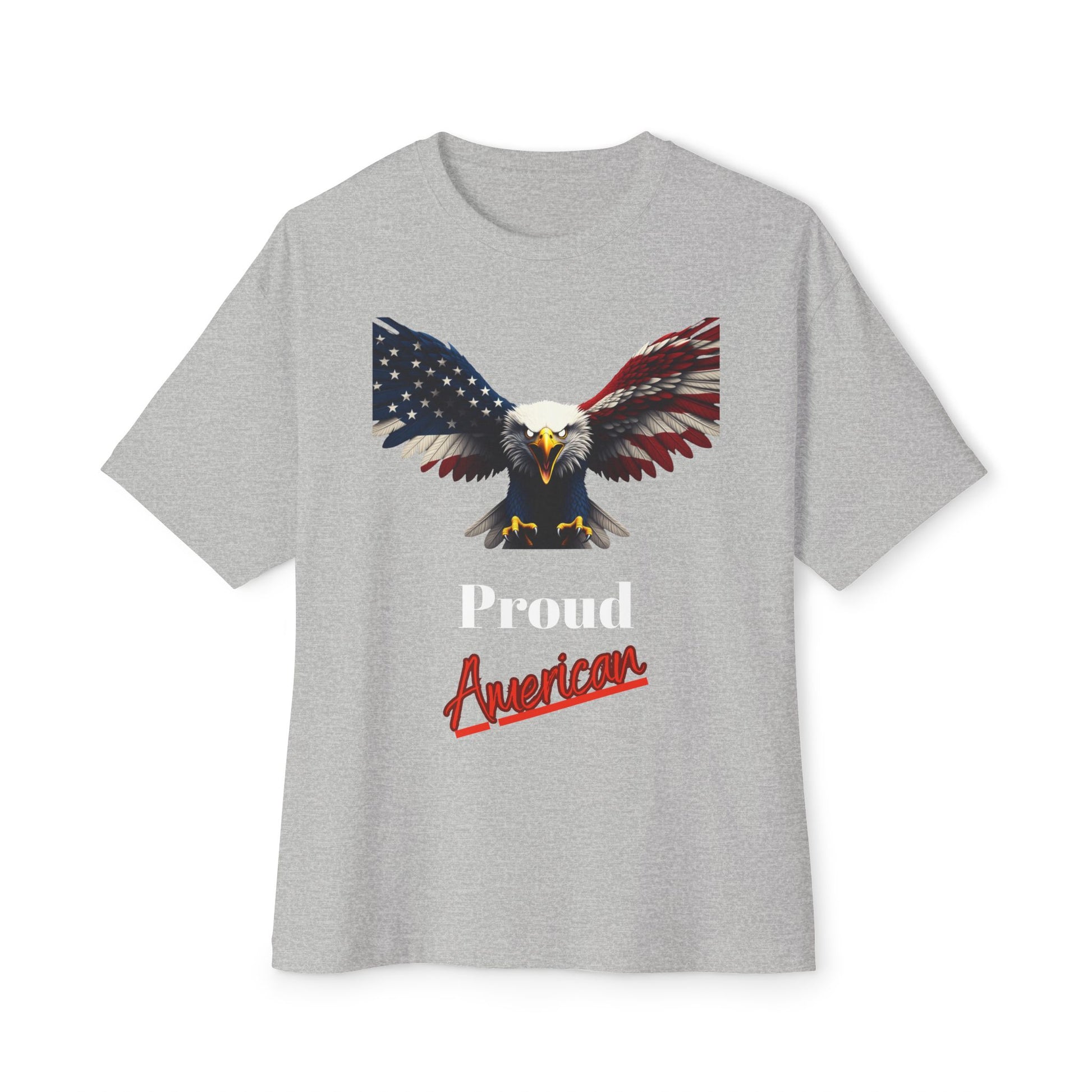 Proud American Patriotic Eagle on a Premium Tee