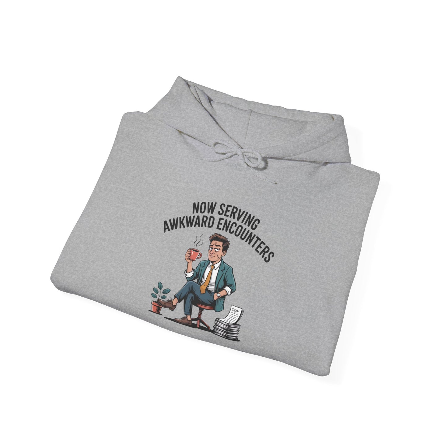 Now Serving Awkward Moments on a Pullover Hoodie