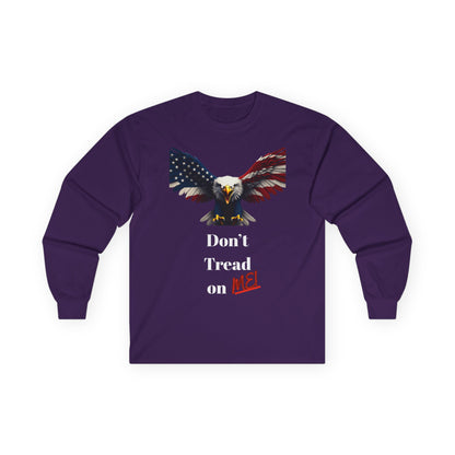 Don't Tread On Me Patriotic Eagle on a long sleeve tee
