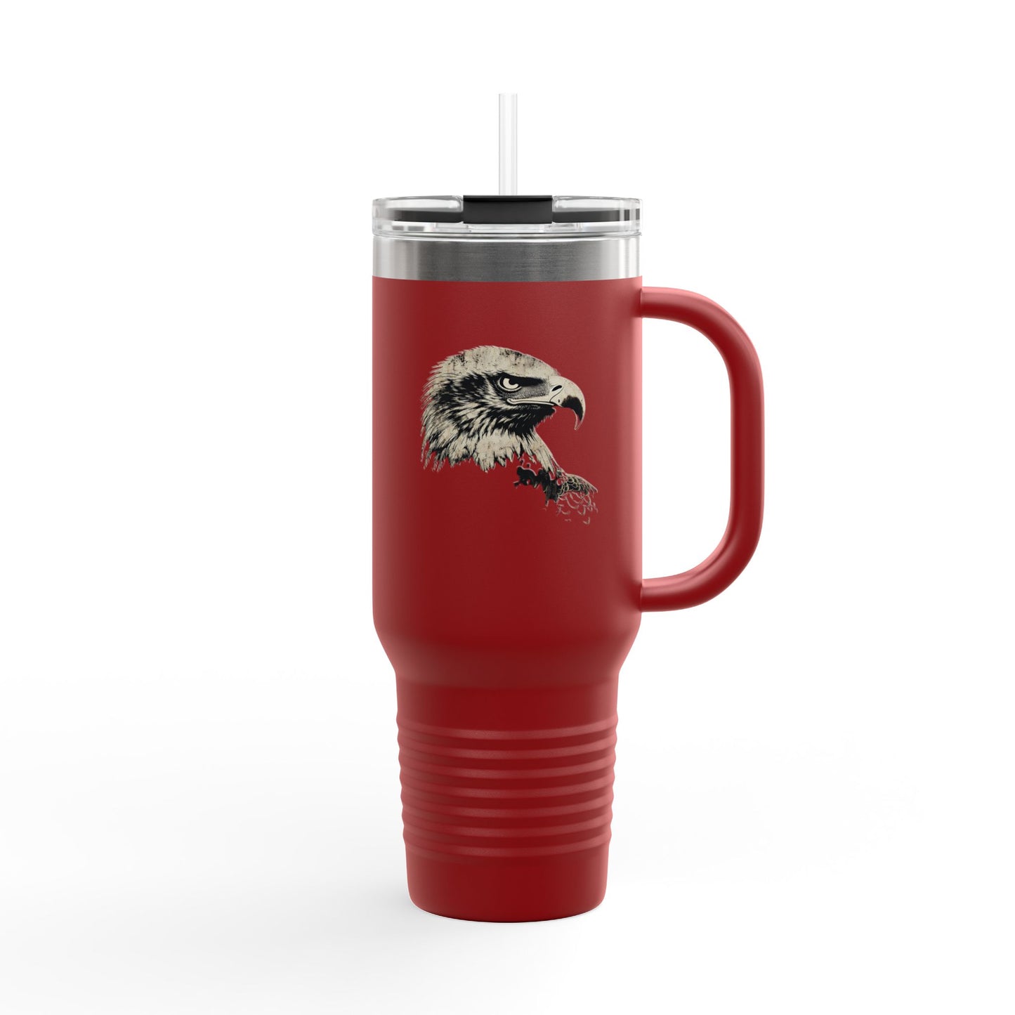 Heritage Eagle Head of a  40oz Insulated Travel Mug