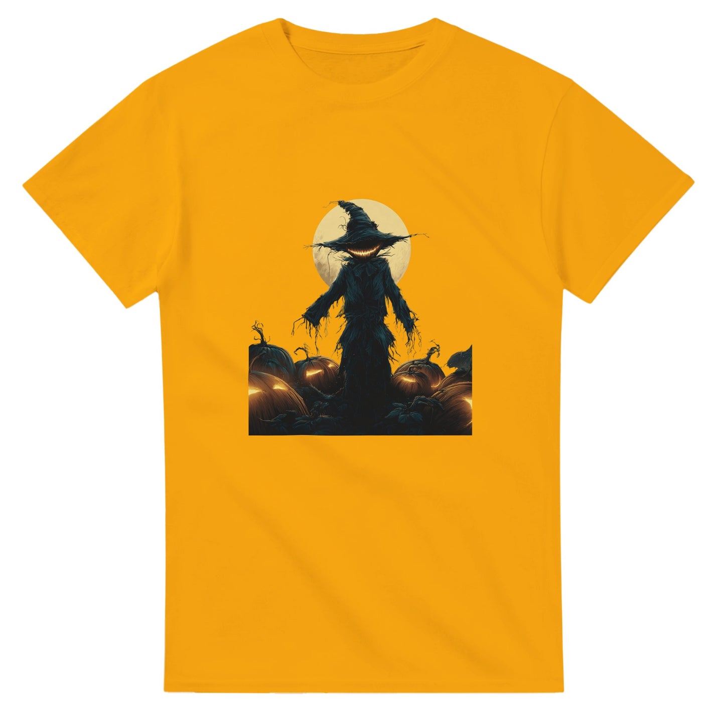 Jack-o'-Lantern Smile on a Heavyweight T-shirt