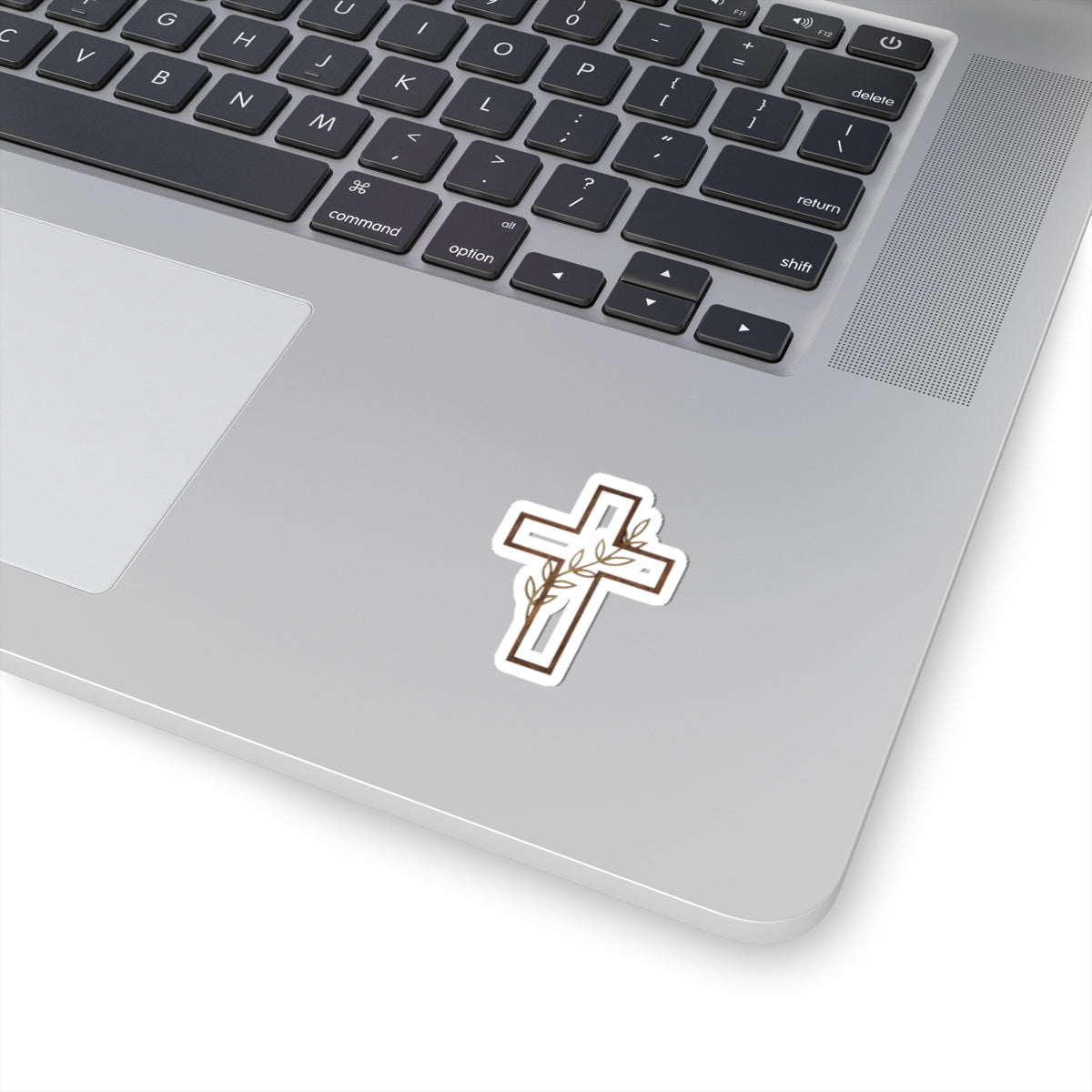 Sacred Christian Cross Olive Branch Emblem product type