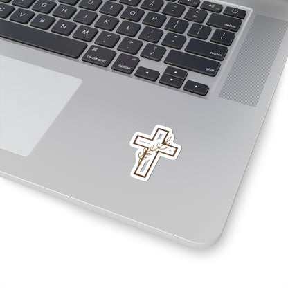 Sacred Christian Cross Olive Branch Emblem product type