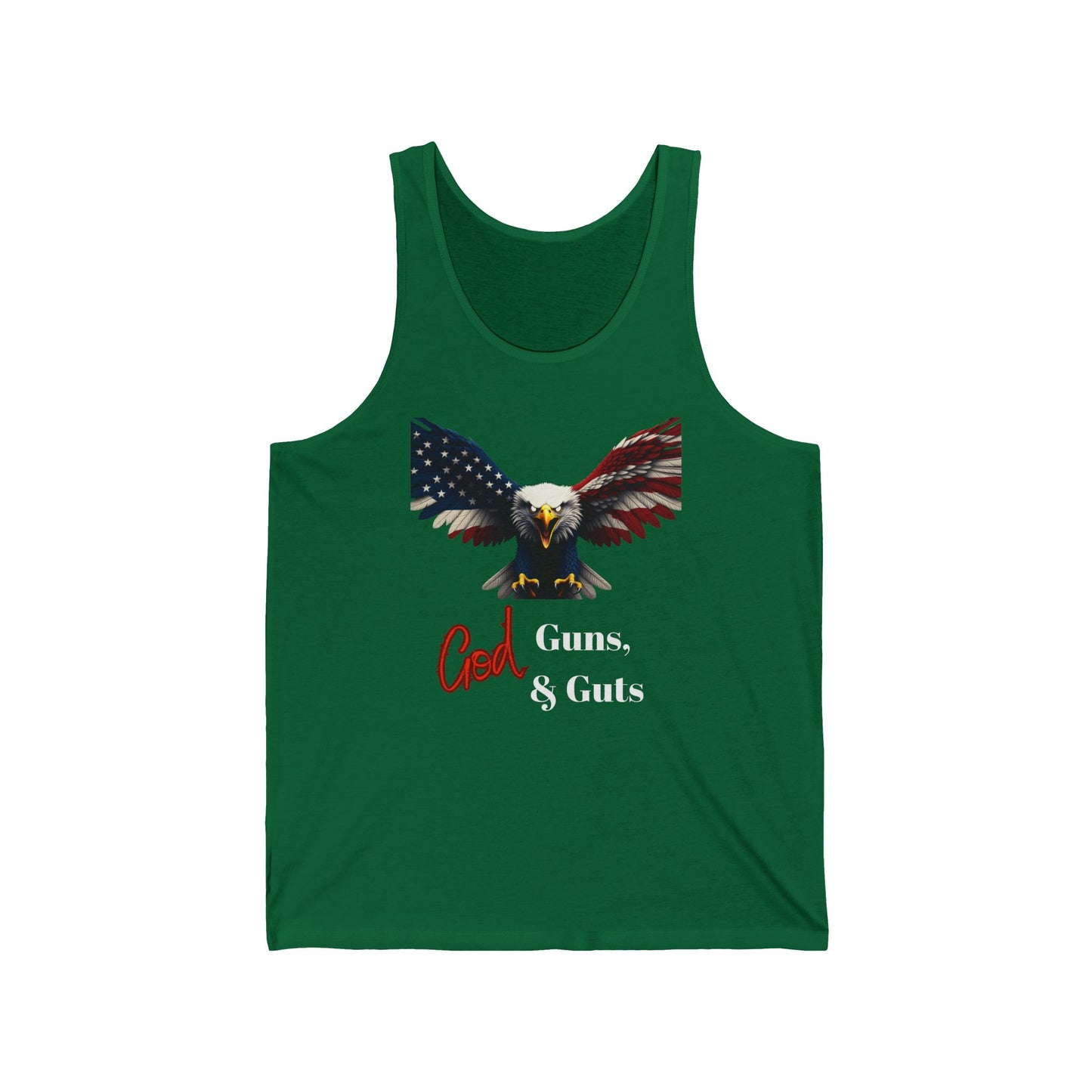 God Guns & Guts Patriotic Eagle - Premium Tank Top