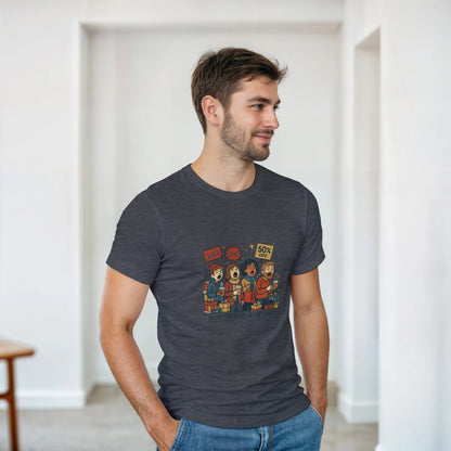 Out of Sanity Black Friday heavyweight t-shirt mockup