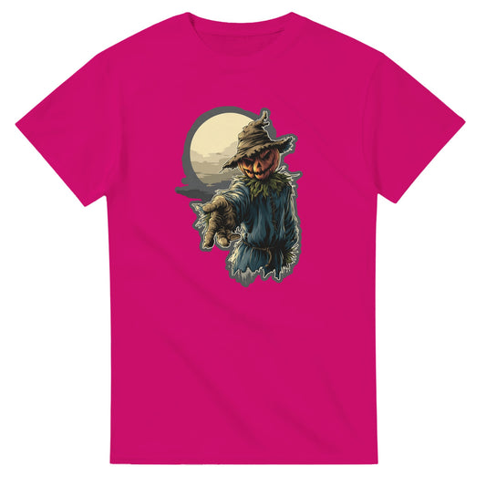 Ghoulishly Good Pumpkin Scarecrow on a Heavyweight T-shirt