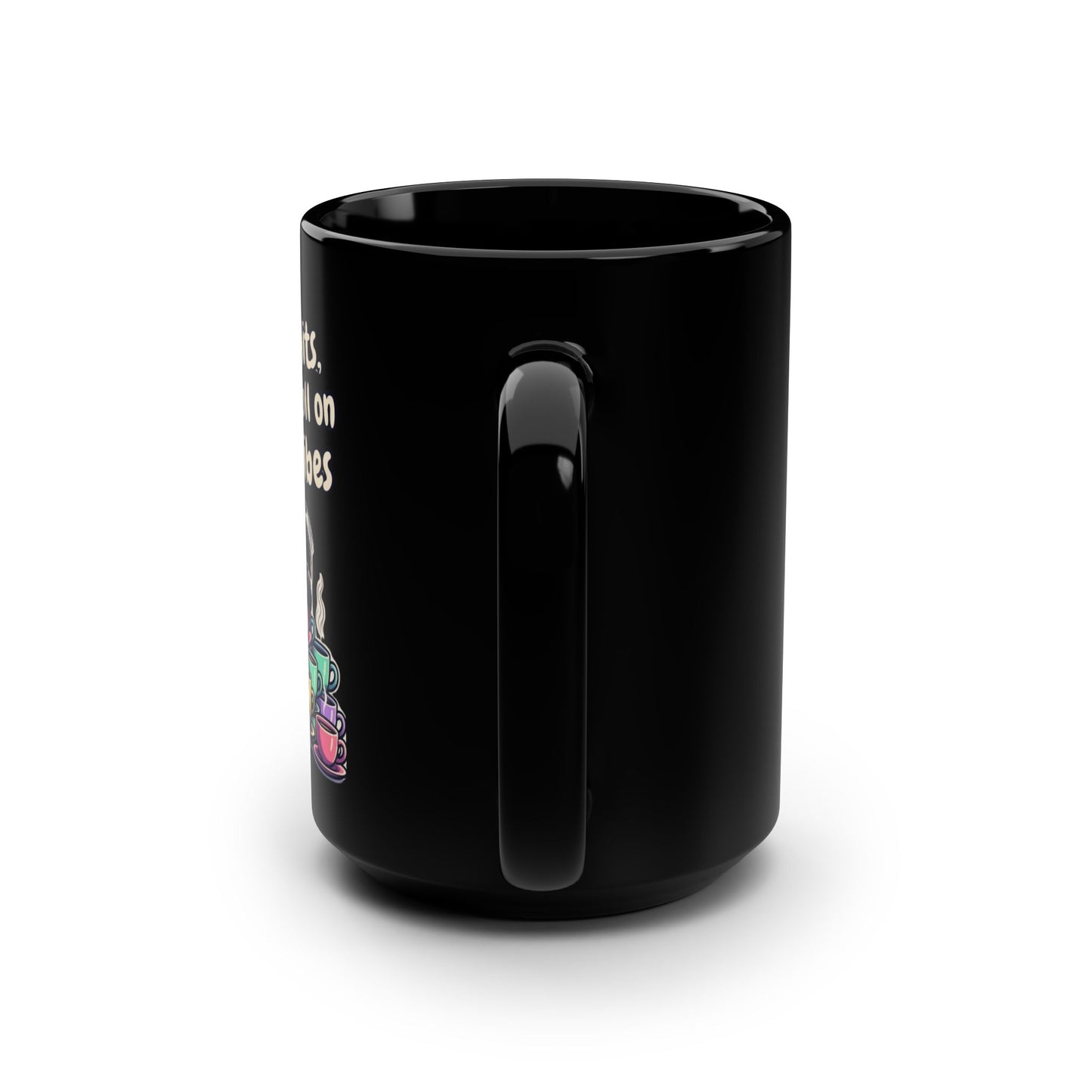 When MONDAY Hits, But You're Still On FRIDAY Vibes Panda on a BlackMug 15oz