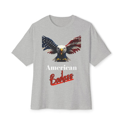 American Badass Patriotic Eagle on a Premium Tee