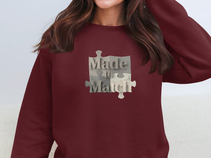 Made to Match Puzzle Piece Sweatshirt Product