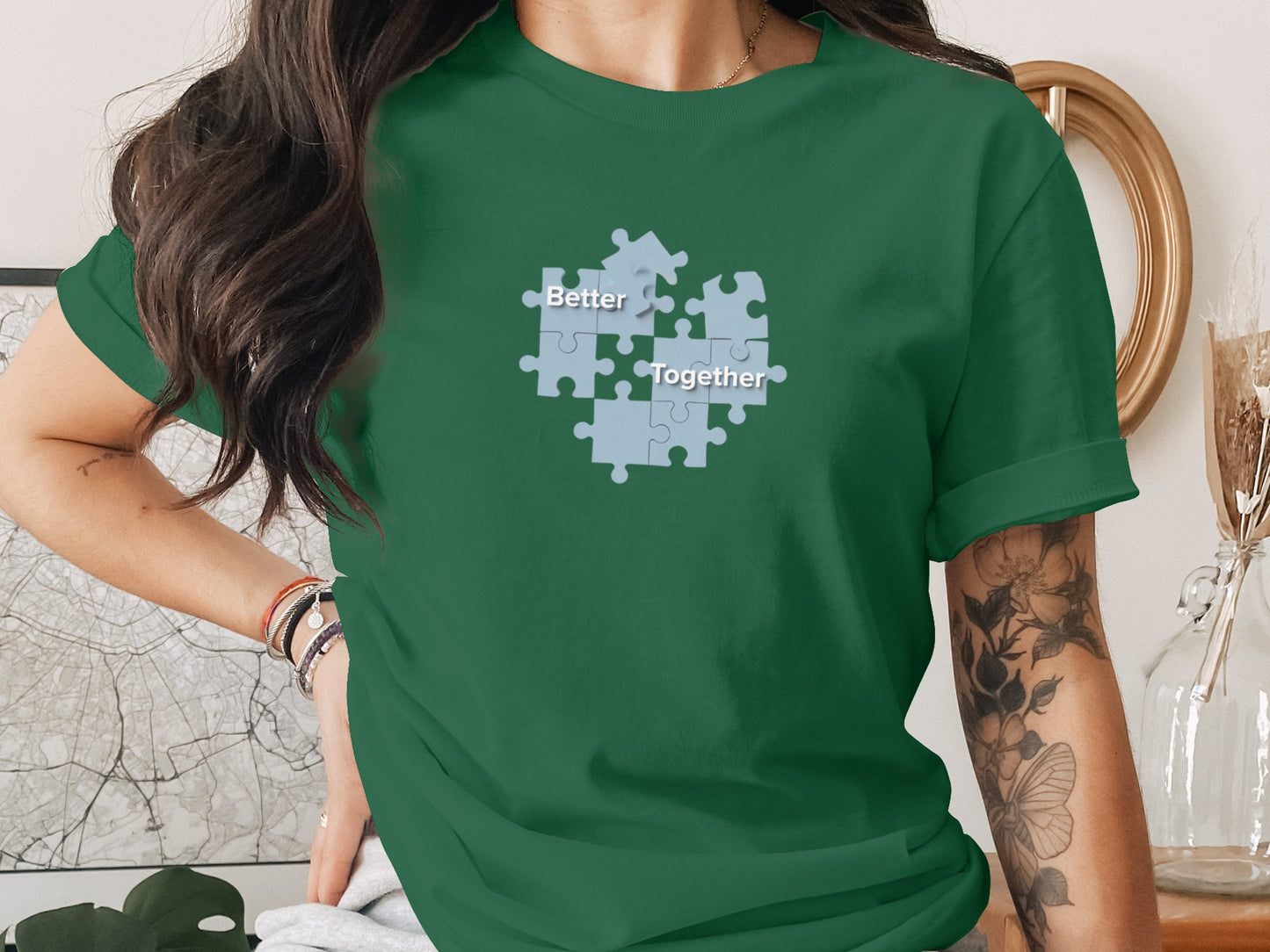 Better Together Jigsaw Puzzle Graphic Shirt