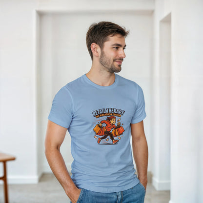 Retail Therapy Marathon Edition heavyweight t-shirt mockup