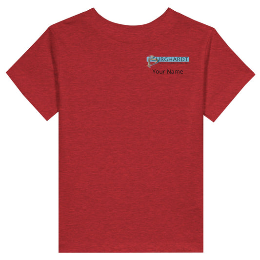Burghardt Metal Fabricating, Inc., logo on a Toddler T-Shirt