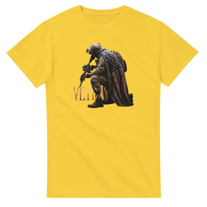 Honor Vet Day on a heavyweight t-shirt