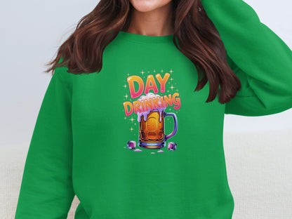 DAY DRINKING green beer mug graphic design sweatshirt product type
Day Drinking, Beer Mug, Green Sweatshirt, Graphic Design, Party Apparel, Fun Clothing, Celebration Top, St Patricks Day, Casual Wear, Drink Theme, Pullover Sweatshirt, Unisex Top, Comfy Clothing, Vibrant Print, Unique Style, Gift Idea, Alcohol Theme, Brew Lover, Beer Graphic, Crewneck
