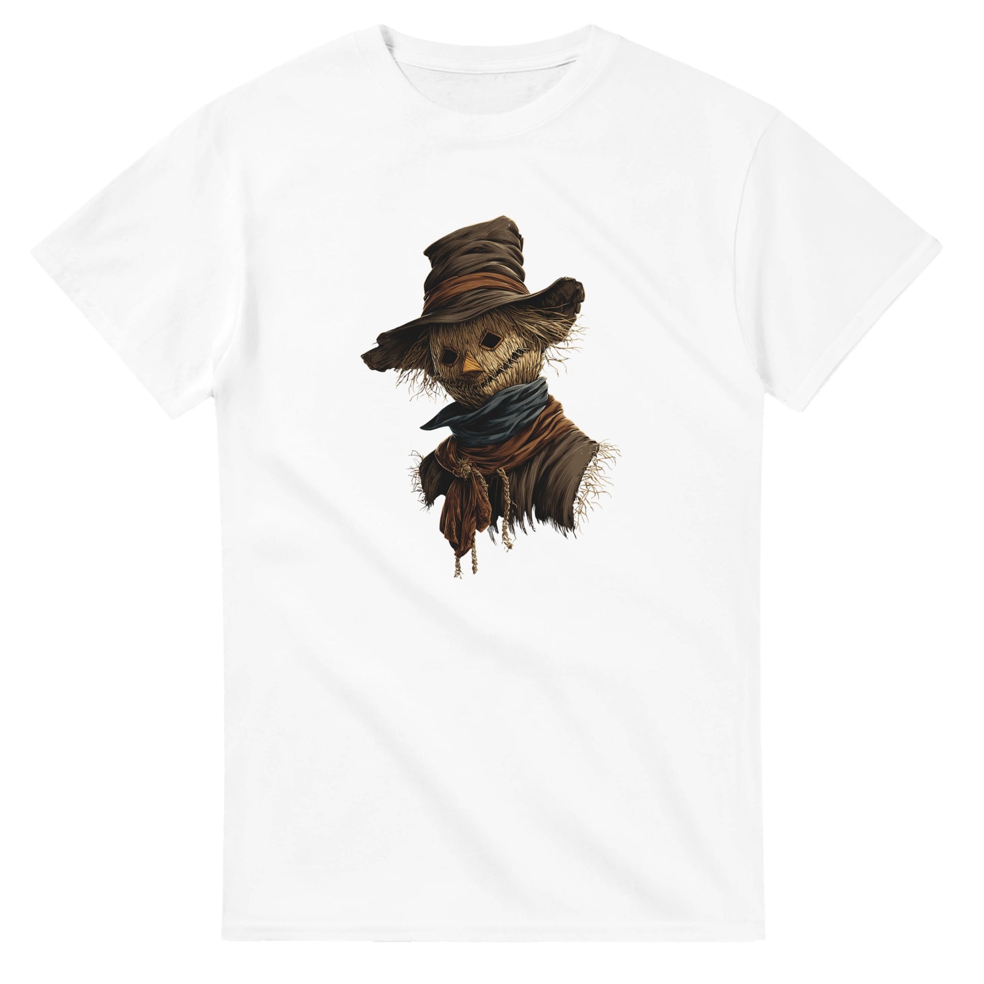 Rustic Scarecrow on a Heavyweight T-shirt
