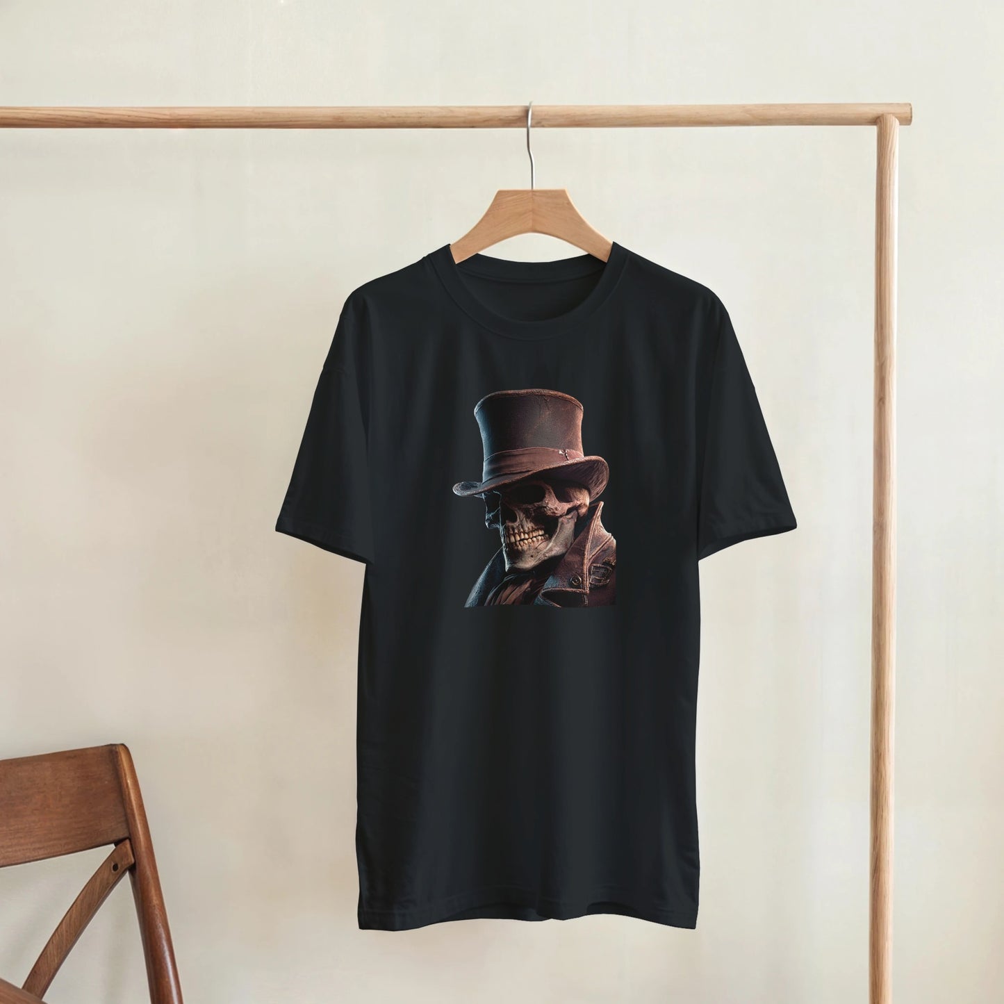 Steampunk Skeleton on a Heavyweight T-shirt