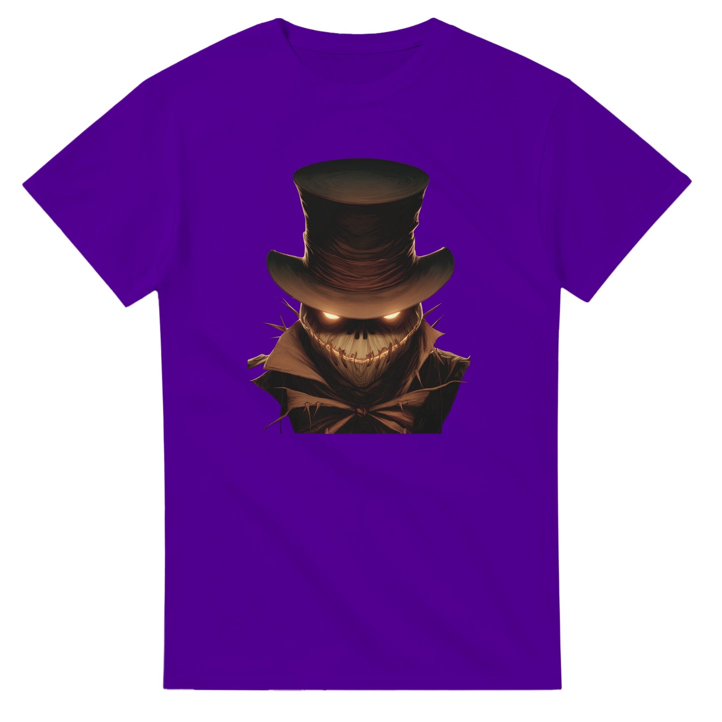 Eerie Glow Scarecrow on a Heavyweight T-shirt