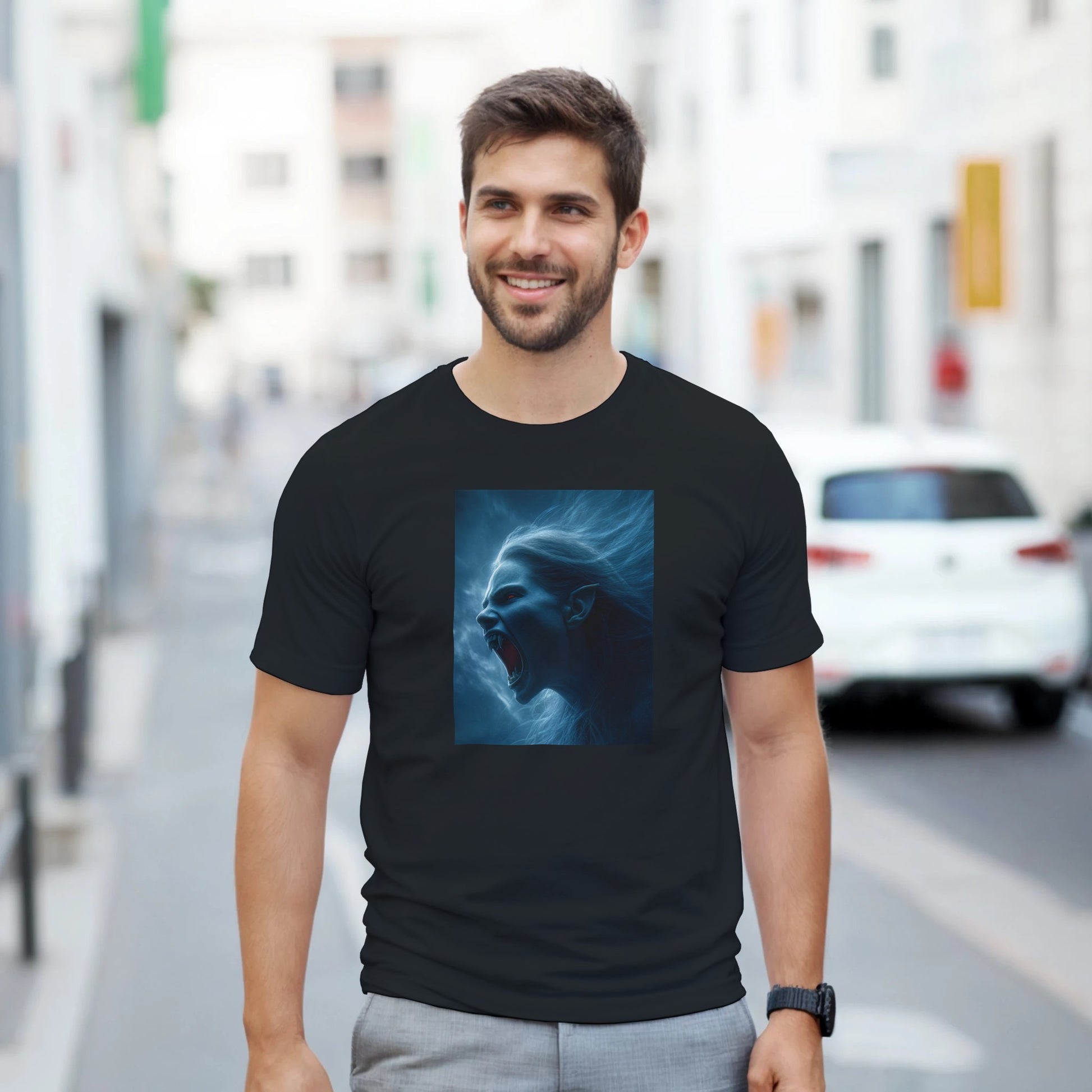 Cute Lil' Vampire on a Heavyweight T-shirt