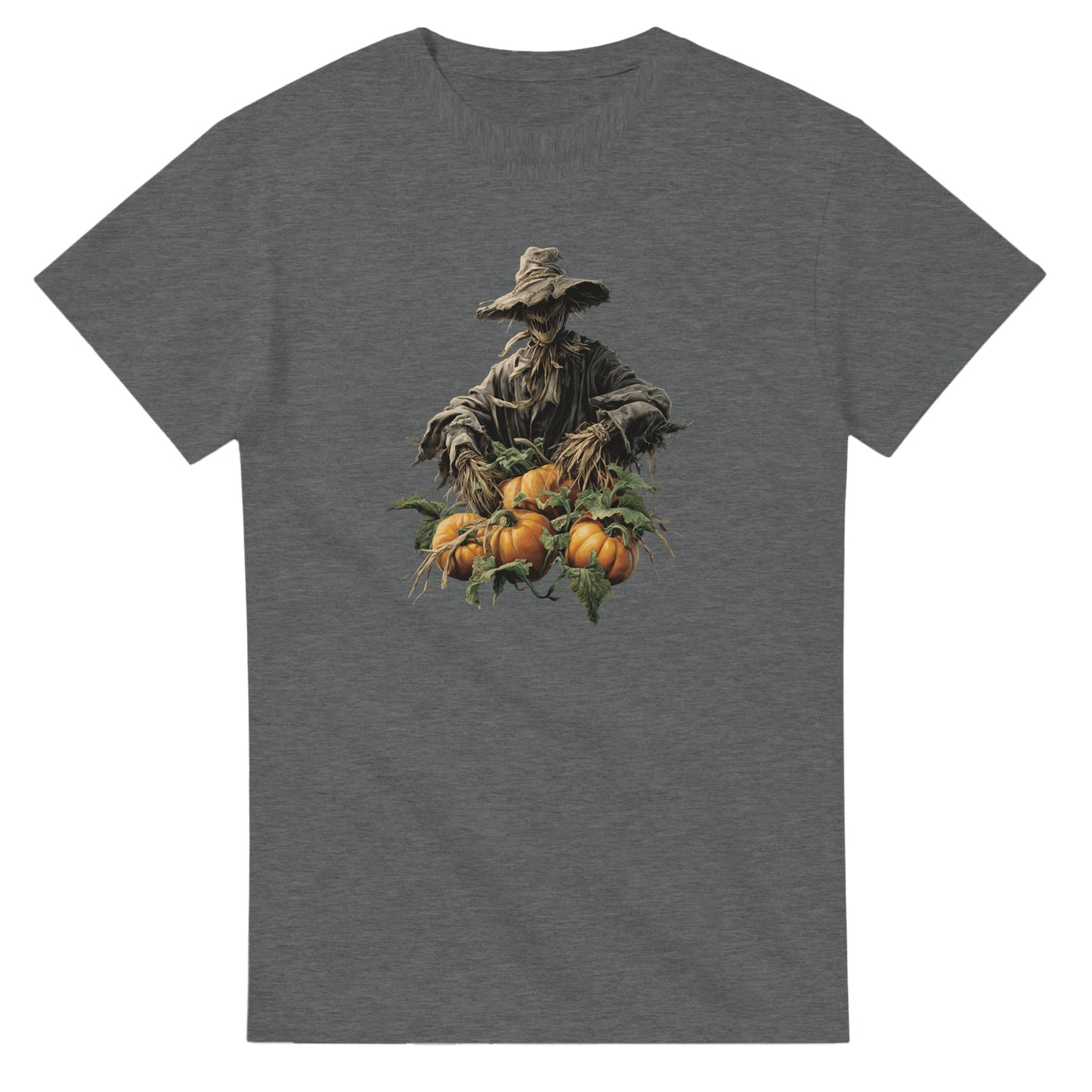 Harvest Scarecrow on a Heavyweight T-shirt