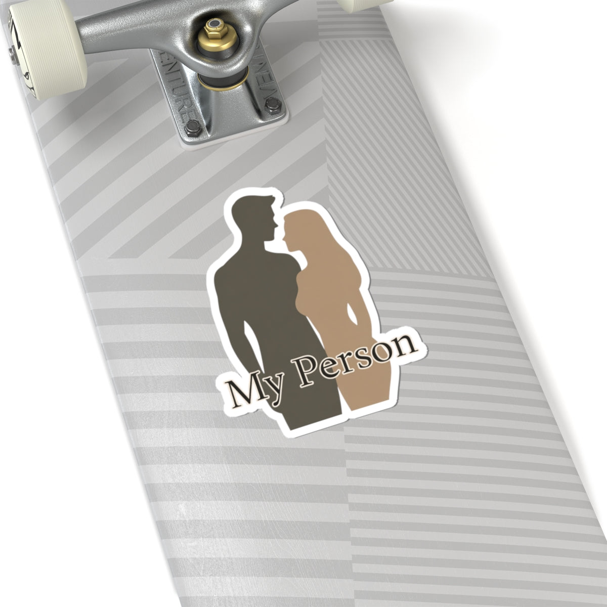 My Person Silhouette Sticker for Your Skateboard Decor
