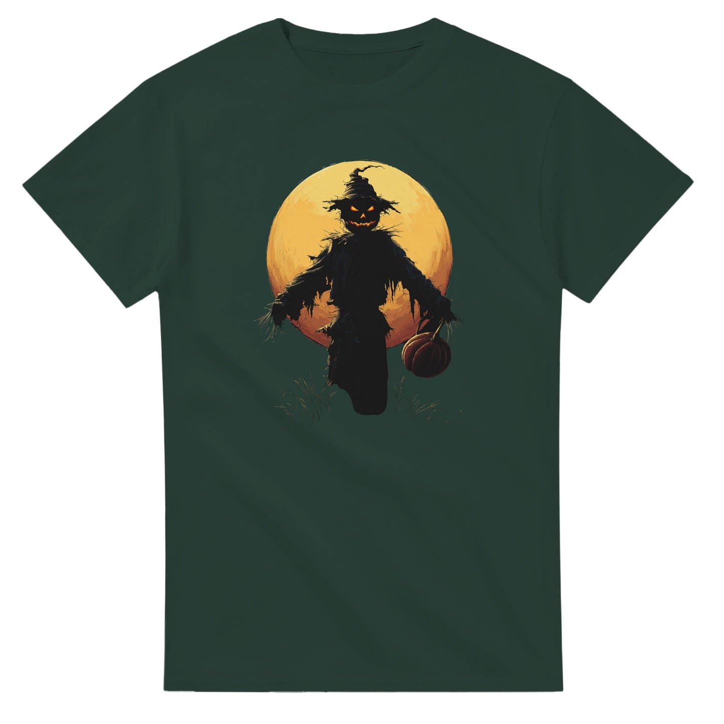 Haunted Scarecrow on a Heavyweight T-shirt