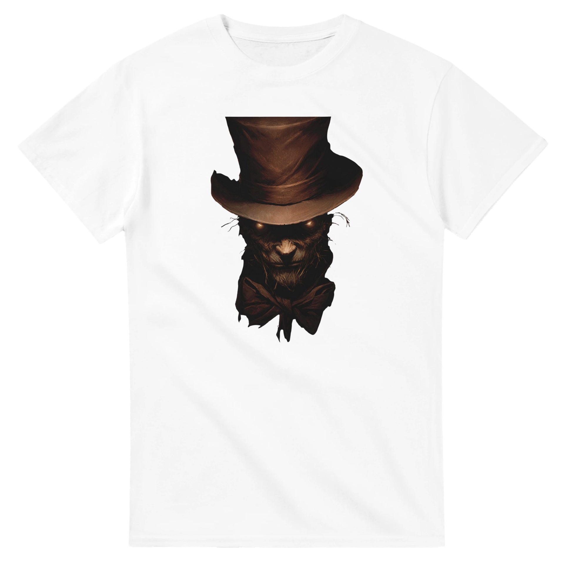 Mysterious Glimmering Eyes on a Heavyweight T-shirt